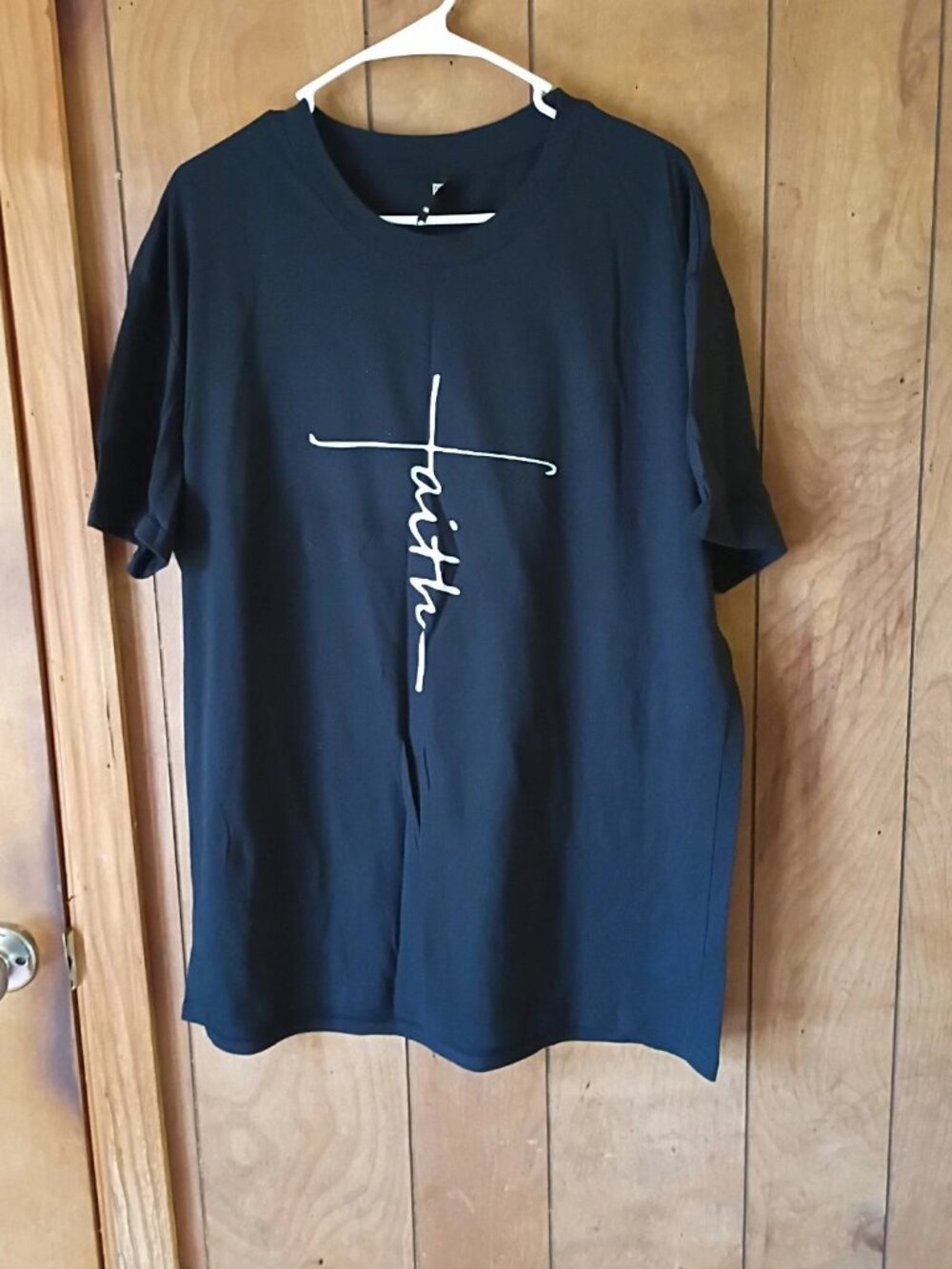 PFR New York Faith T-Shirt Mens XL Black Christian Religious Graphic Cotton Tee